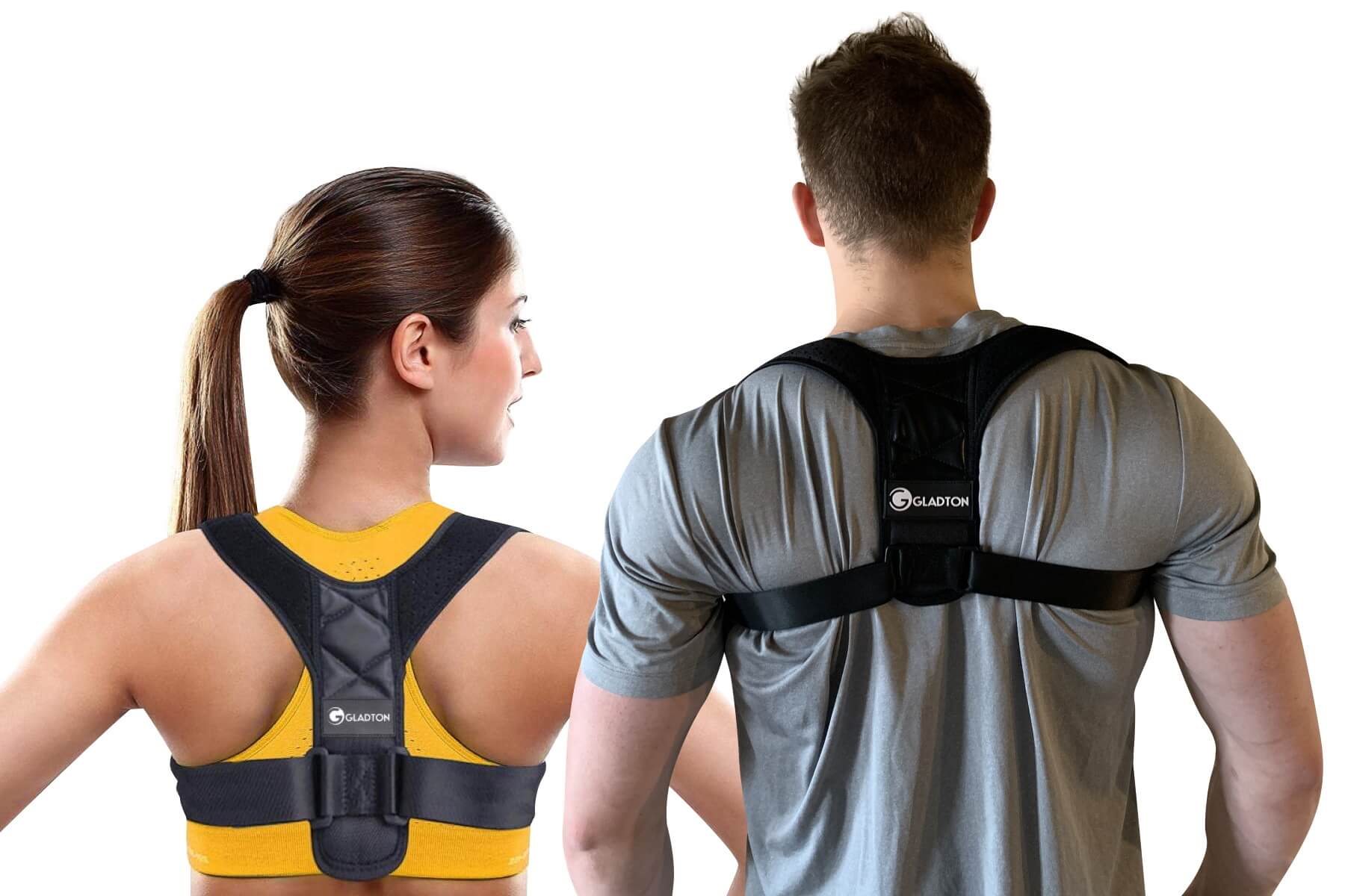 Gladton Back Posture Corrector for Men and Women. Adjustable – Gladton  Large, XL, XXL, XXXL, 2XL, 3XL, 4XL plus size knee braces